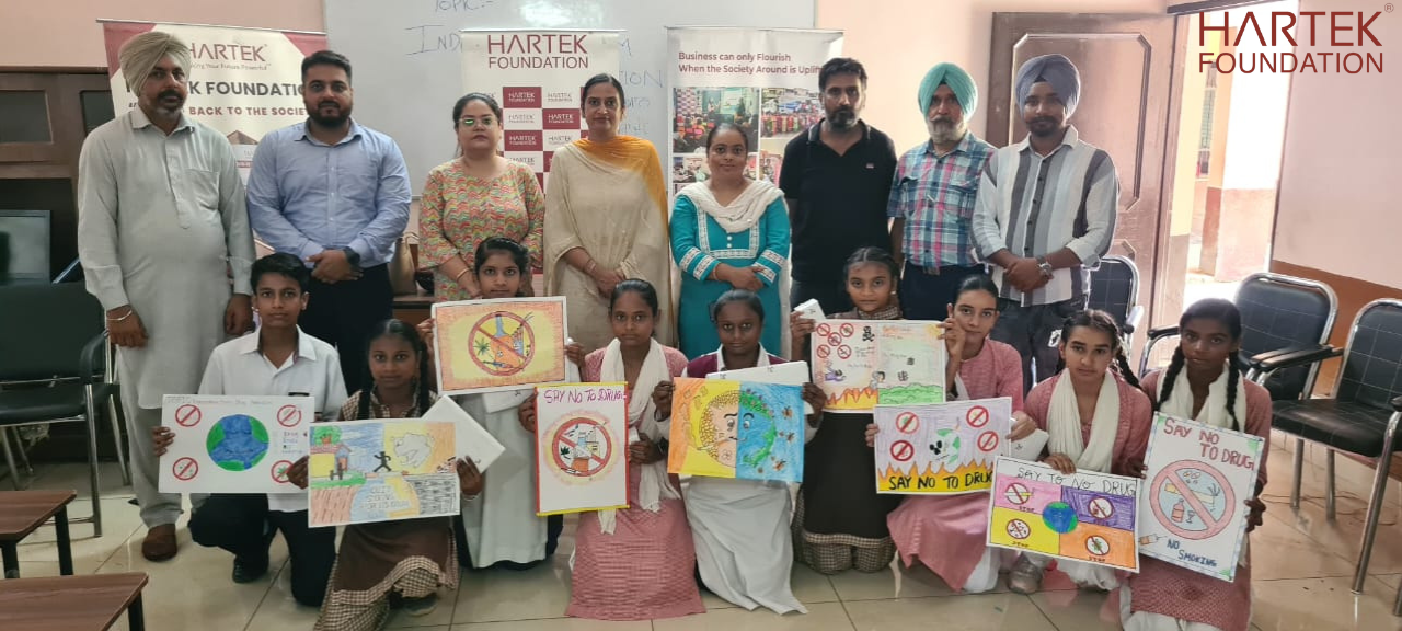 Hartek Foundation Inspires Youth with Inter-School Painting Competition on Drug-Free Independence