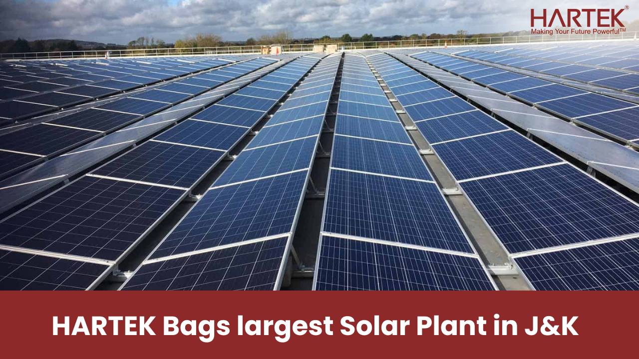 HARTEK bags largest Solar Plant in Jammu Kashmir