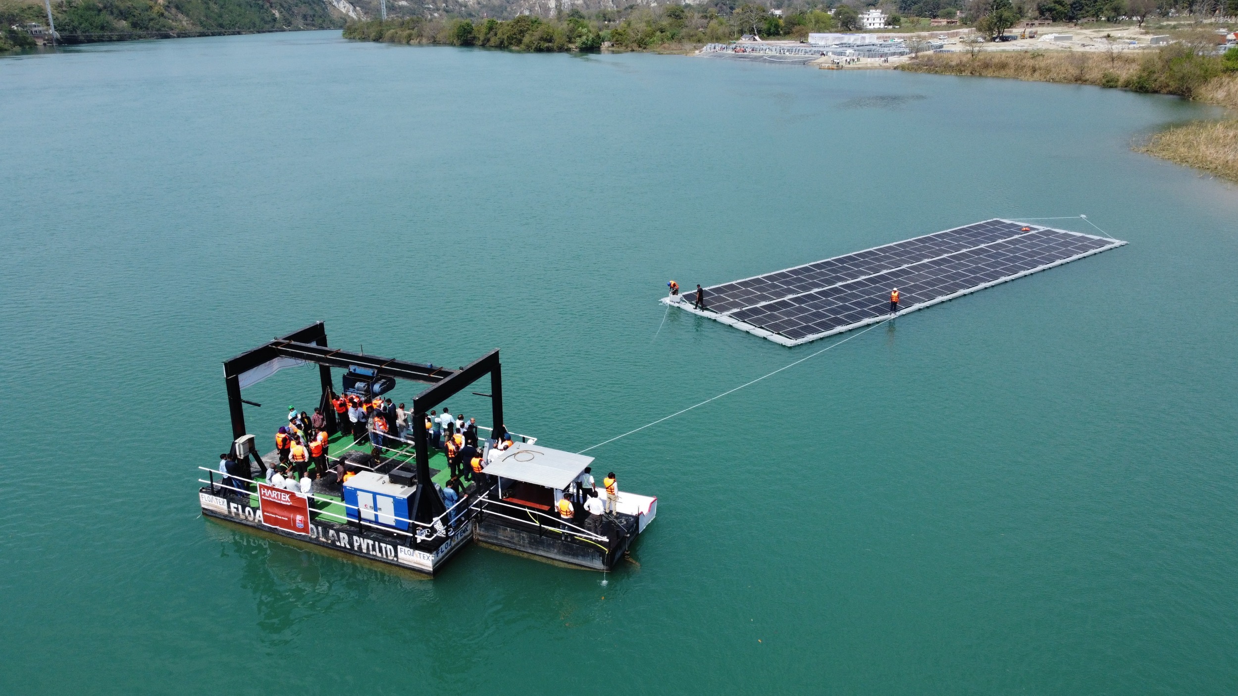 Hartek Solar tp Build 2MW Floating Solar Plant