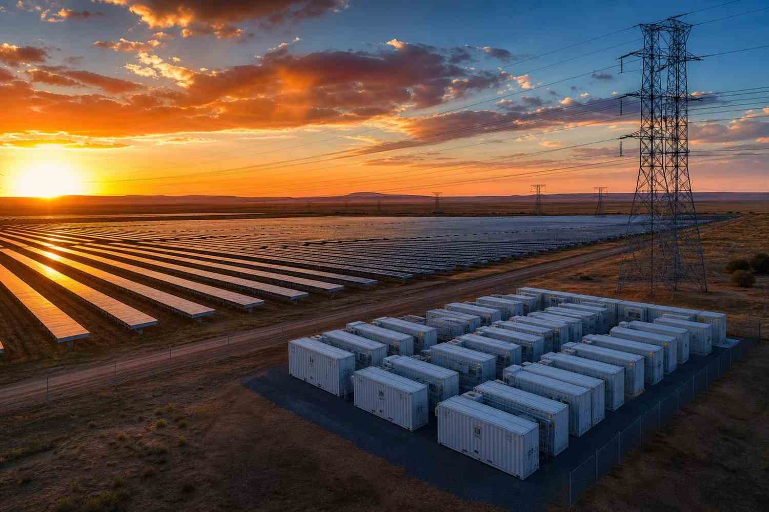 solar-pannel-farm-sub-station